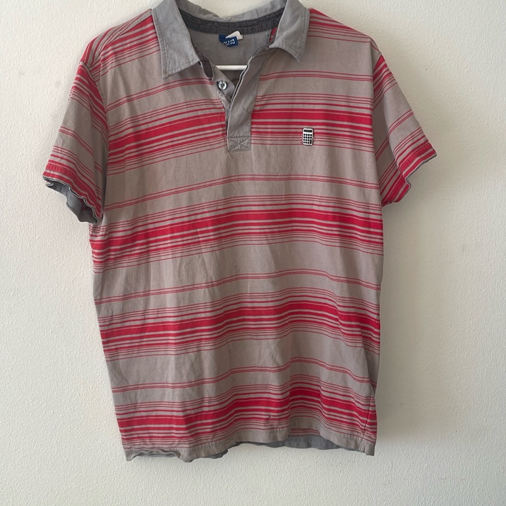 H&M calculator polo shirt